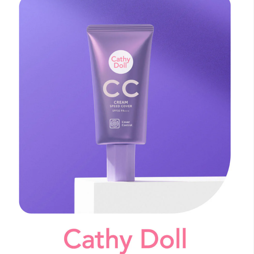 Cathy Doll - CC Cream Speed Cover, #2 Medium Beige SPF50 PA+++ 50ml.