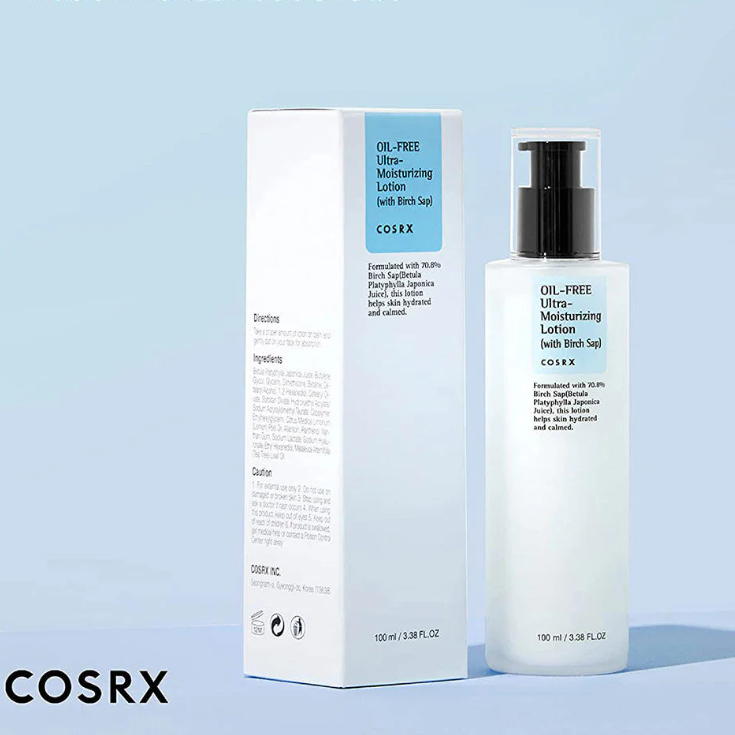 COSRX - Oil-FREE Ultra-Moisturizing Lotion with Birch Sap 100ml.