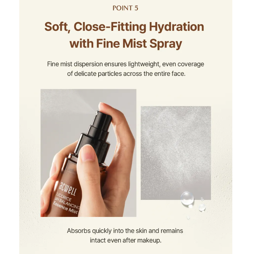 Acwell - Licorice pH Balancing Essence Mist 100ml.