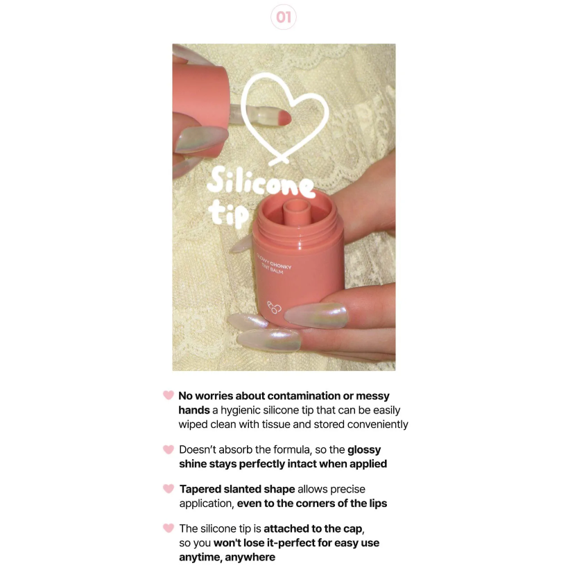 AOU - Glowy Chonky Tint Balm #01 Apple Balm