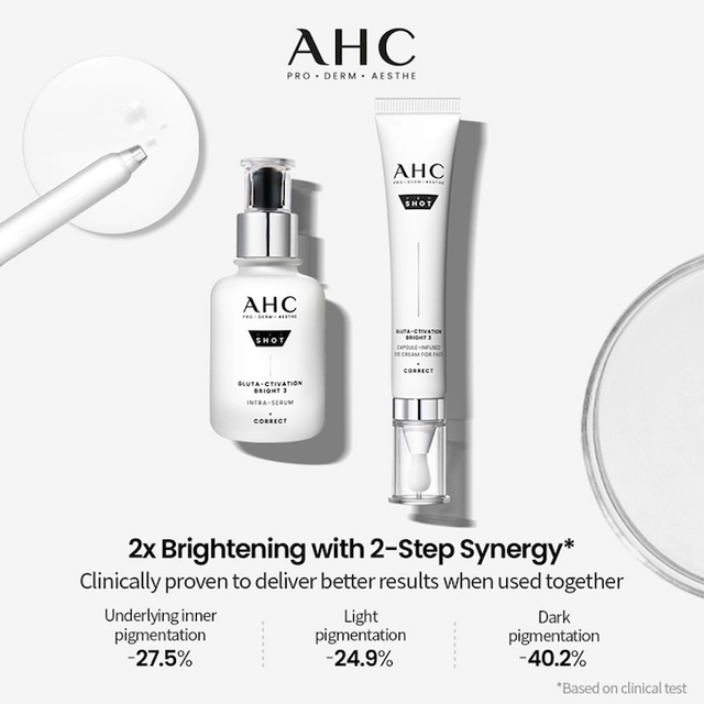 AHC - Pro Shot Gluta-Ctivation Bright 3 Intra-Serum 40ml.