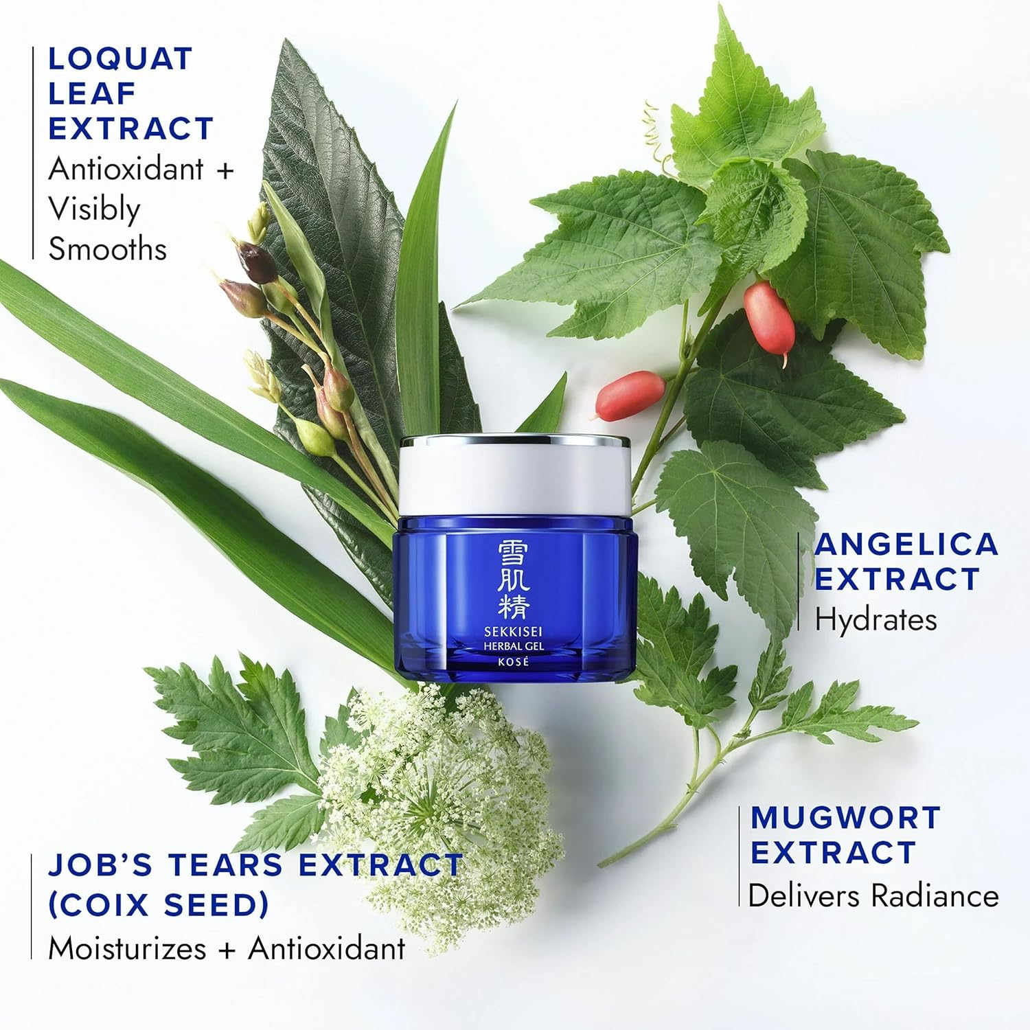 KOSE - Sekkisei Brightening Herbal Multi Gel Cream 78ml.
