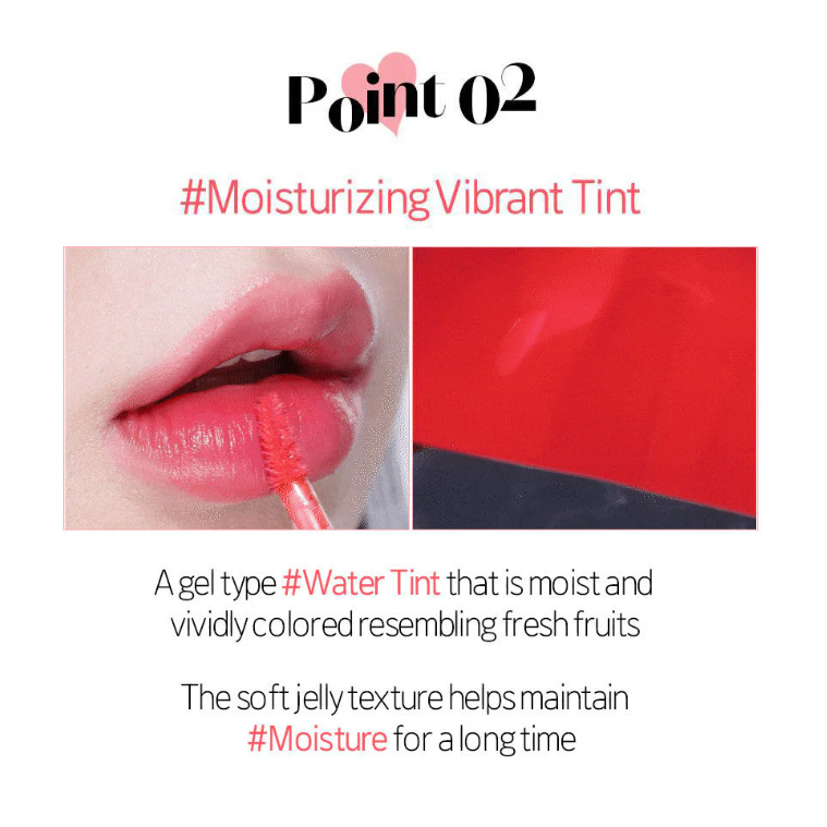 Etude - Dear Darling Water Gel Tint #02 Cherry Red 5g.