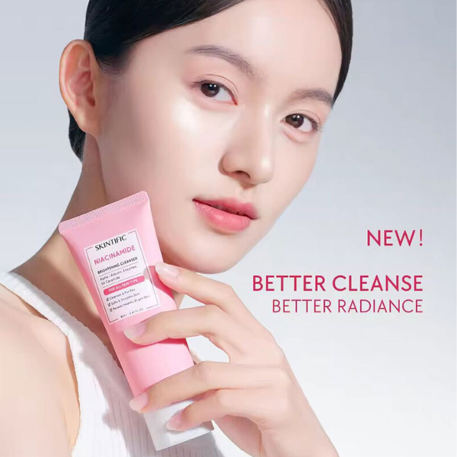 Skintific - Niacinamide Brightening Cleanser 80ml.