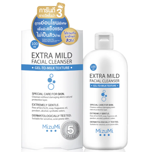 MizuMi - Extra Mild Facial Cleanser 100ml.