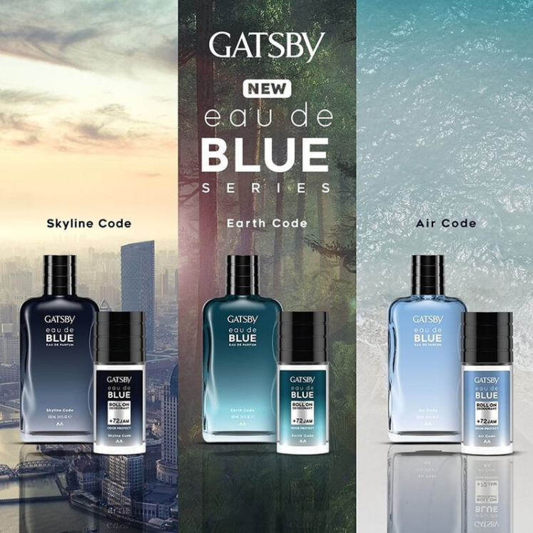 GATSBY - Eau De Blue Roll On Skyline 50ml.