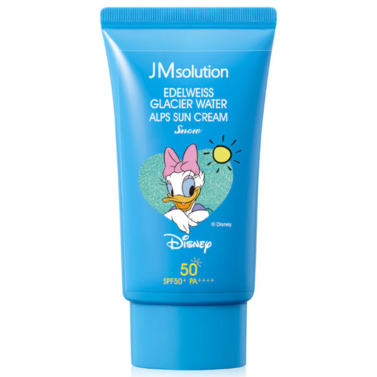 JM Solution - Edelweiss Glacier Water Alps Sun Cream Snow X Disney Daisy Duck 50ml.