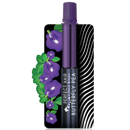 Meiji Lips - Butterfly Pea Perfect Brown Hair Serum 3g.