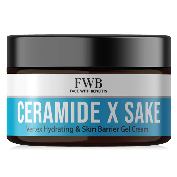 Face With Benefits - Ceramide X Sake – Vertex Hydrating & Skin Barrier Gel Cream 30g.