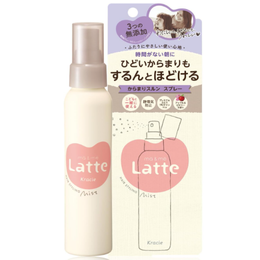 Kracie - Ma & Me Latte - Restoring Heat Protection Hair Styling Mist 85ml.
