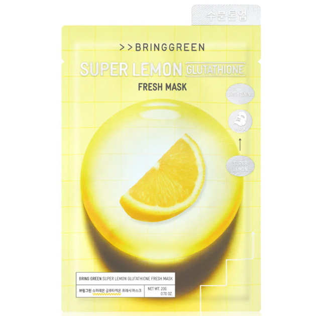 Bringgreen - Super Lemon Glutathione Fresh Mask 20g. (Pack of 3)