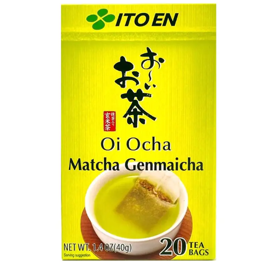 ITO EN - Oi Ocha Matcha Genmaicha 40g. (20 Tea Bags x 3 Boxes)