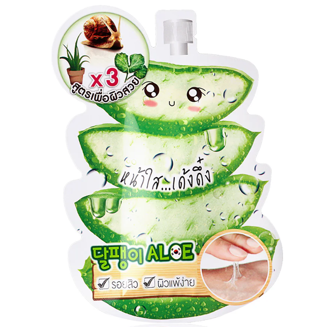 Fuji Cream - Bright Snail Gel Aloe 10g. (Pack of 3)