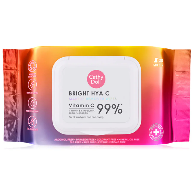 Cathy Doll - Bright Hya C Makeup Remover Wipes 30 Sheets
