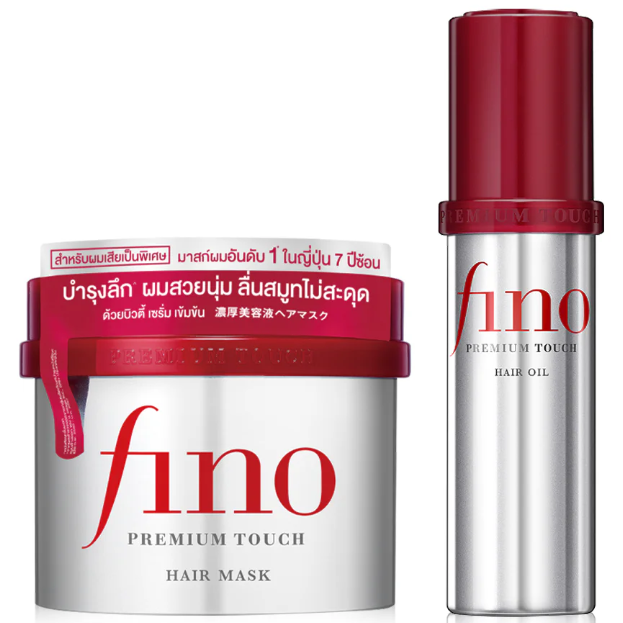 Fino - Bundle of: 1x Premium Touch Hair Mask 230g. + 1x Premium Touch Hair Oil 70ml.