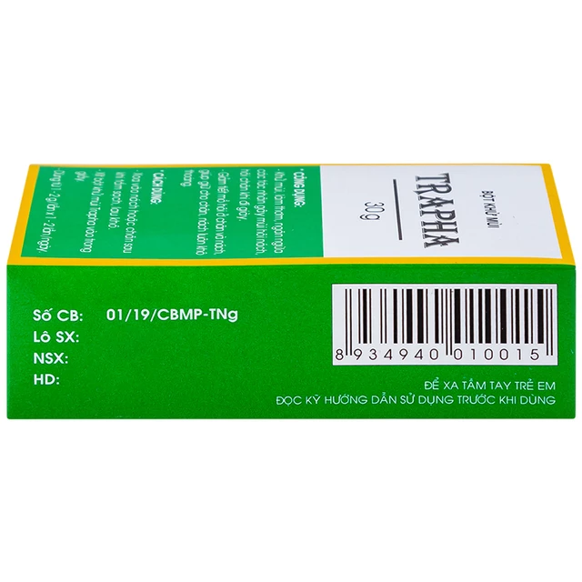 Traphaco - Trapha - Deodorant Powder Bột Khử Mùi 30g. (Pack of 3)