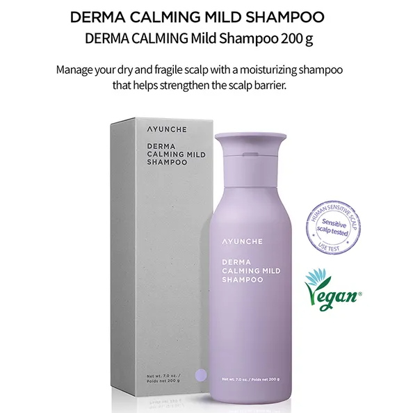 Amorepacific - AYUNCHE - Derma Calming Mild Shampoo Mini 200g.