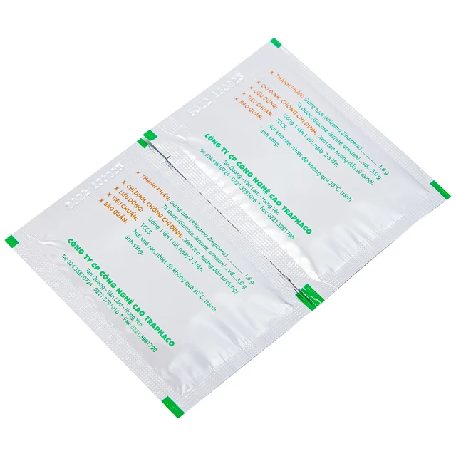 Traphaco - Trà Gừng - Instant Ginger Tea for Body Warming Trà Gừng Hòa Tan Giữ Ấm Nhanh Chóng 3g. (10 Sachets)