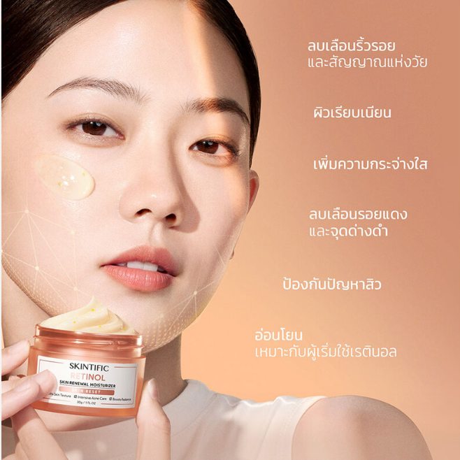 Skintific - Retinol Skin Renewal Moisturizer 30g.
