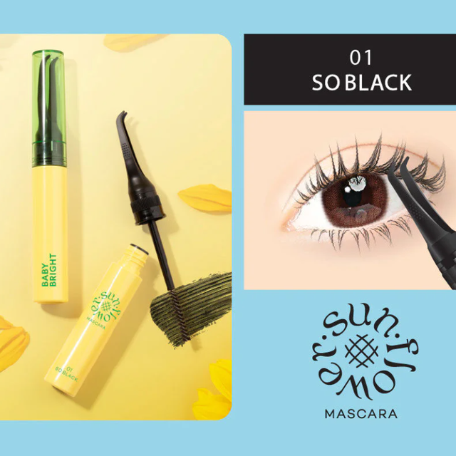 Baby Bright - Sunflower Mascara #01 So Black 5g.