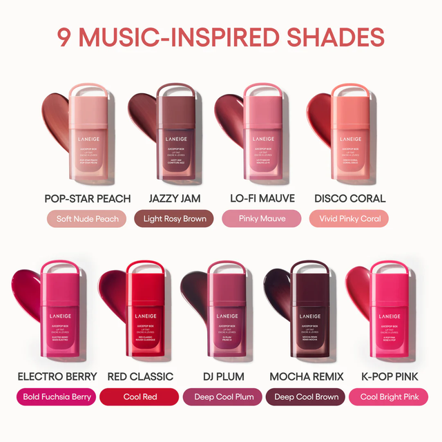 Laneige - Juicepop Box Lip Tint #1 Pop Star Peach 4.5g.