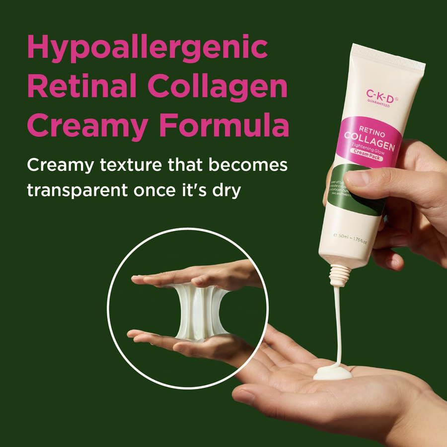 CKD GUARANTEED - Retino Collagen Small Molecule 300 Tightening Glow Cream Pack 80ml.