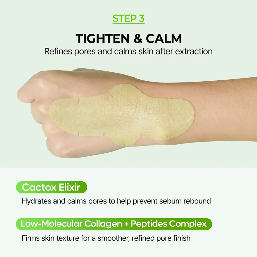 Dr.Melaxin - Cactox 3-Step Nose Pore Pack (3 Sheets)