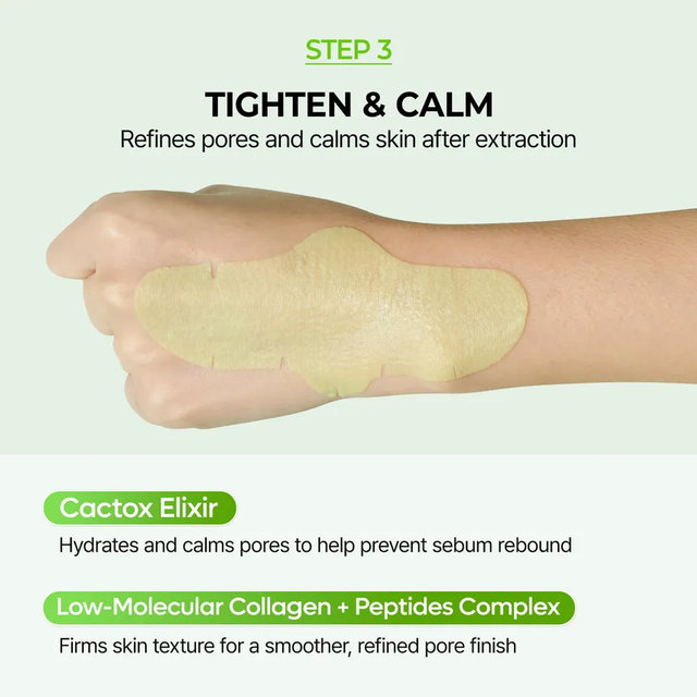 Dr.Melaxin - Cactox 3-Step Nose Pore Pack (3 Sheets)