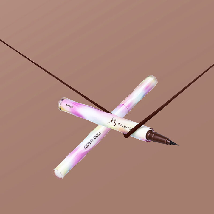 Cathy Doll - XS Brush Liner #Brown 0.6ml.