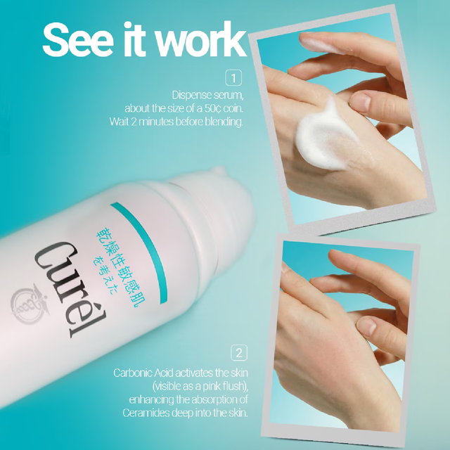 Curel - Curél Intensive Moisture Care Mousse Serum 120g.