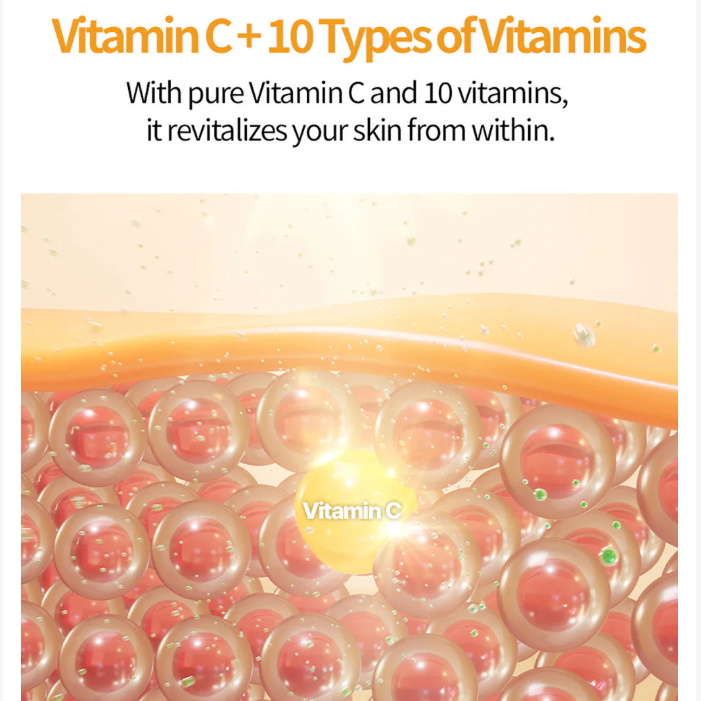 JM Solution - The Effect Vita C & Whitening Mask 24ml. (Pack of 3)