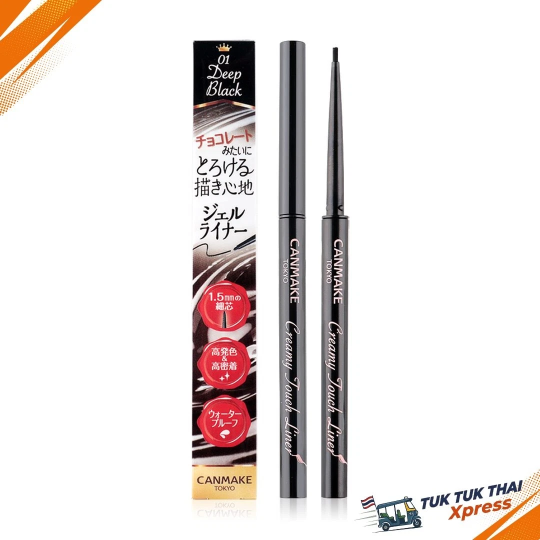 Canmake - Creamy Touch Liner #01 Deep Black 0.10g.