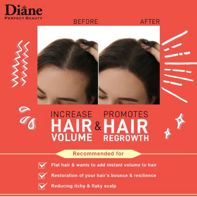 Moist Diane - Extra Volume & Scalp Treatment with Organic Argan Oil & Volumizing Keratin 450ml.