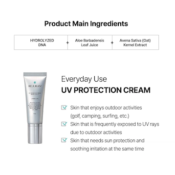 REJURAN - UV Protection Cream SPF50+ PA+++ c-PDRN 0.2% 40ml.