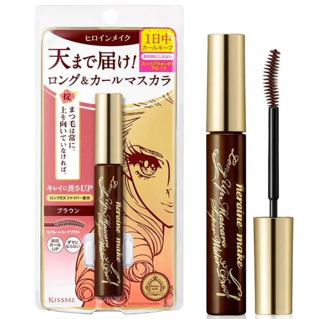 Kiss Me - Heroine Make Long Up Mascara Super Waterproof #02 Brown 6g.