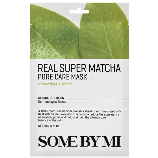 SOME BY MI - Real Super Matcha Pore Care Mask 20g. (Pack of 3)