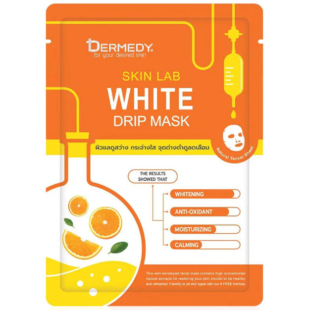 Dermedy - Skin Lab White Drip Mask 25g. (Pack of 3)