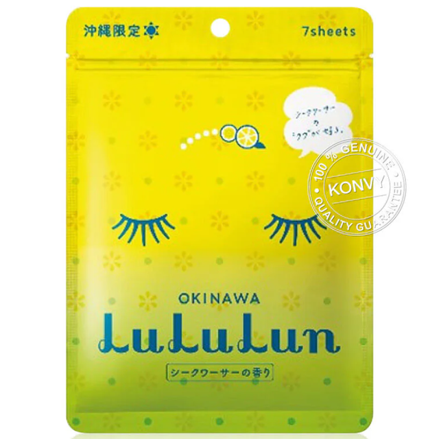 Lululun - Premium Okinawa Citrus Face Mask (Pack of 3 x 7 sheets)