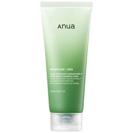 Anua - Heartleaf Quercetinol Pore Deep Cleansing Foam 150ml.