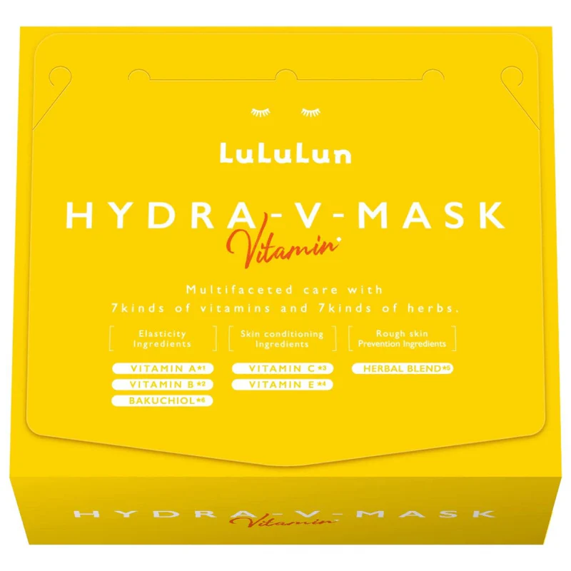 Lululun - Hydra V Mask Vitamin Face Masks 510ml. (28 Sheets)