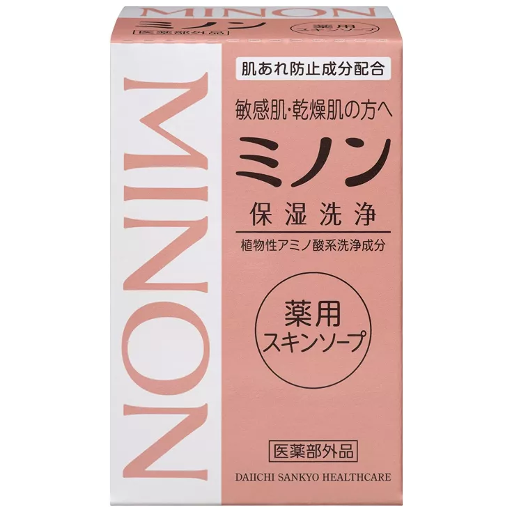 Minon - Medicated Skin Soap 80g. (Pack of 2)