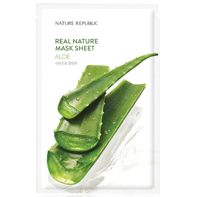 Nature Republic - Aloe Real Nature Mask Sheet 23ml. (Pack of 3)