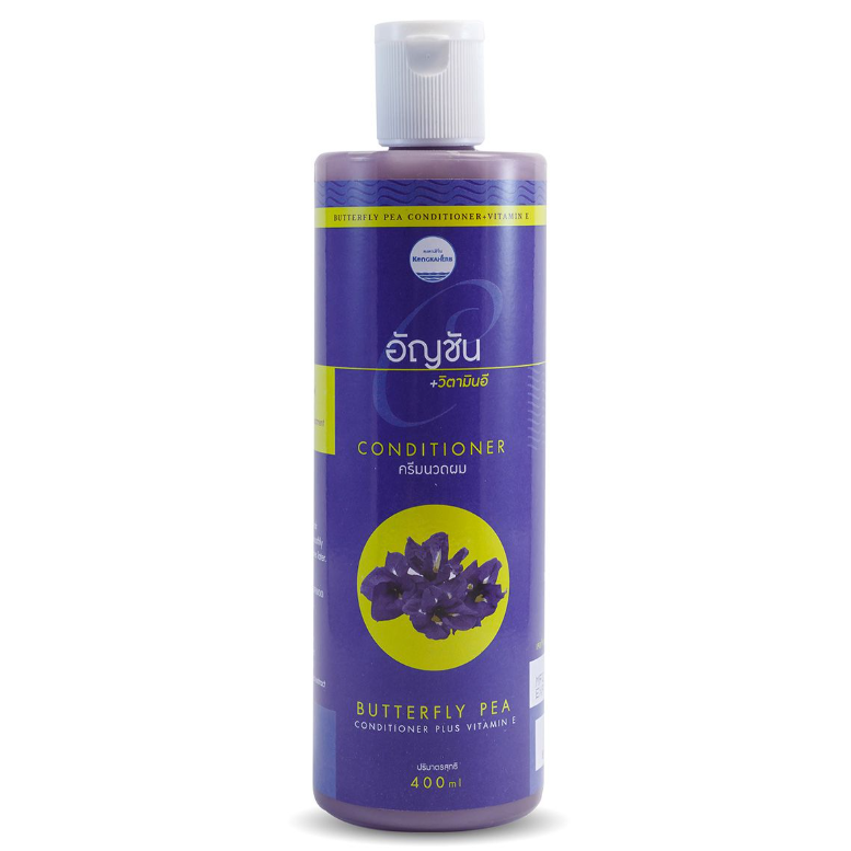 Kongkaherb - Butterfly Pea Shampoo + Conditioner with Vitamin E, each 400ml.