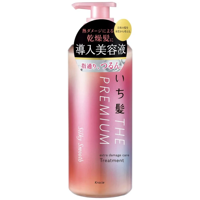 Kracie - Ichikami - The Premium Silky Smooth Extra Damage Care Conditioner 480ml.