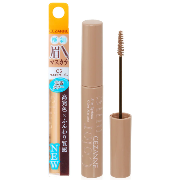 Cezanne - Slim Eyebrow Color Mascara #C05 Mild Beige 4g.
