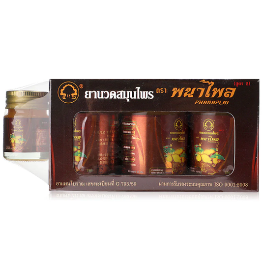 Phoyok - PanaPhai Balm Formula 2 (Pack of 3x50g + 1x 20g)