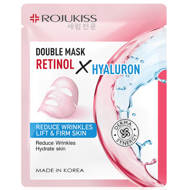 Rojukiss - Double Mask Retinol Hyaluron 25ml. (Pack of 6)