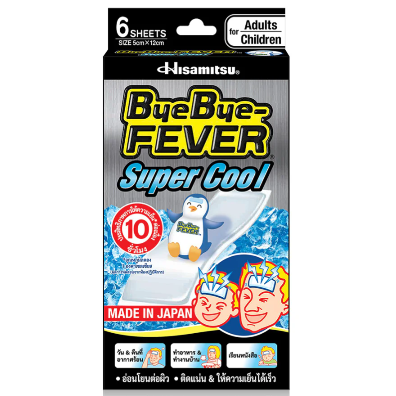 Hisamitsu - ByeBye Fever Super Cool 6pcs.