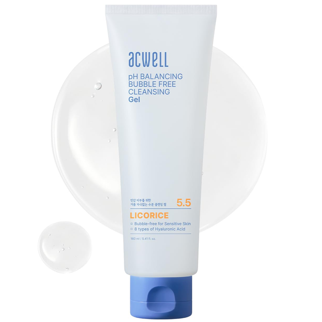 Acwell - pH Balancing Bubble Free Cleansing Gel 160ml.