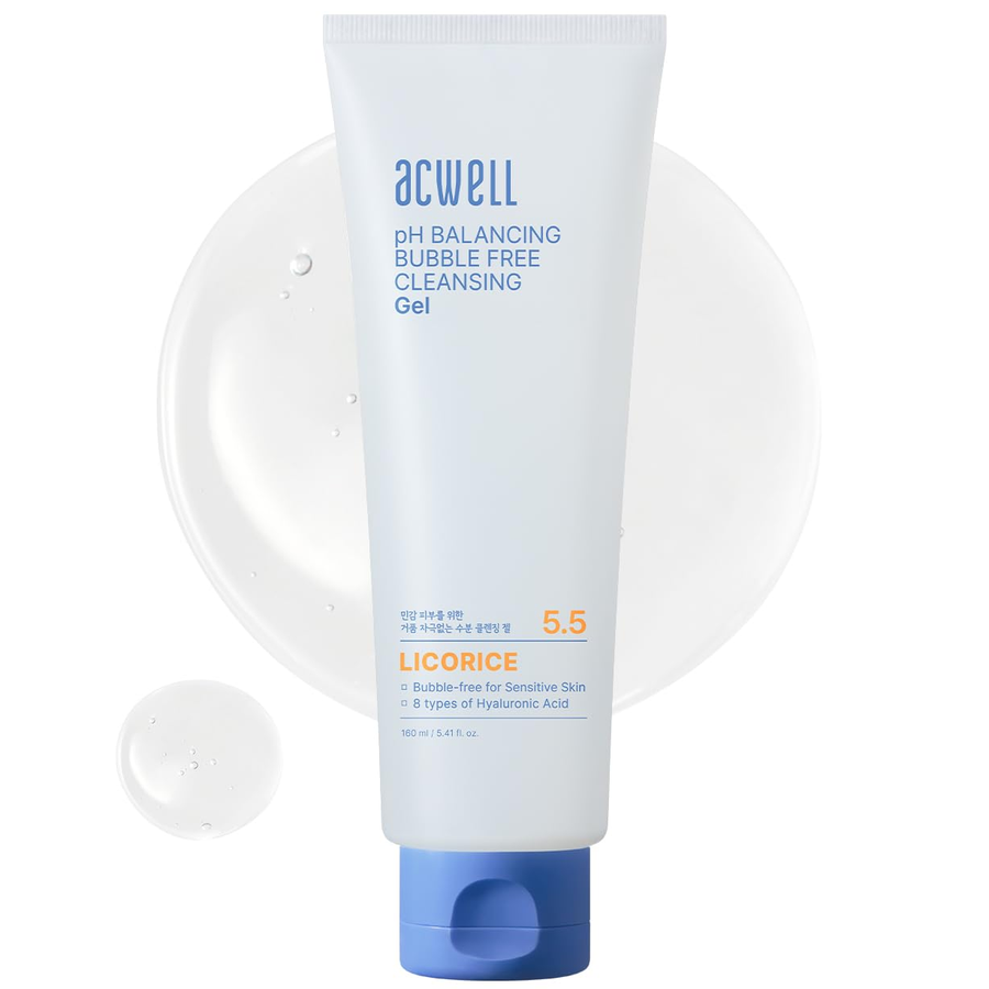Acwell - pH Balancing Bubble Free Cleansing Gel 160ml.